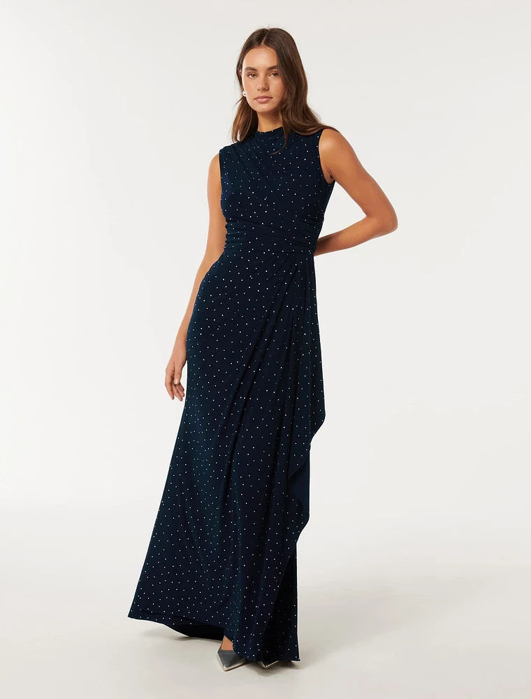Naomi Heat Seal Maxi Dress