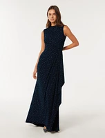 Naomi Heat Seal Maxi Dress