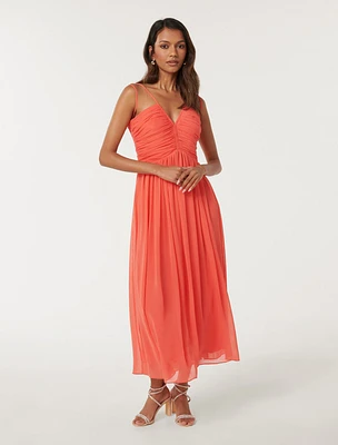 Nakita Petite Ruched Bodice Maxi