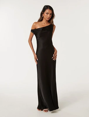 Blake Petite Tipped Shoulder Maxi