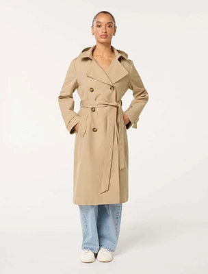 Maggie Petite Water Resistant Trench