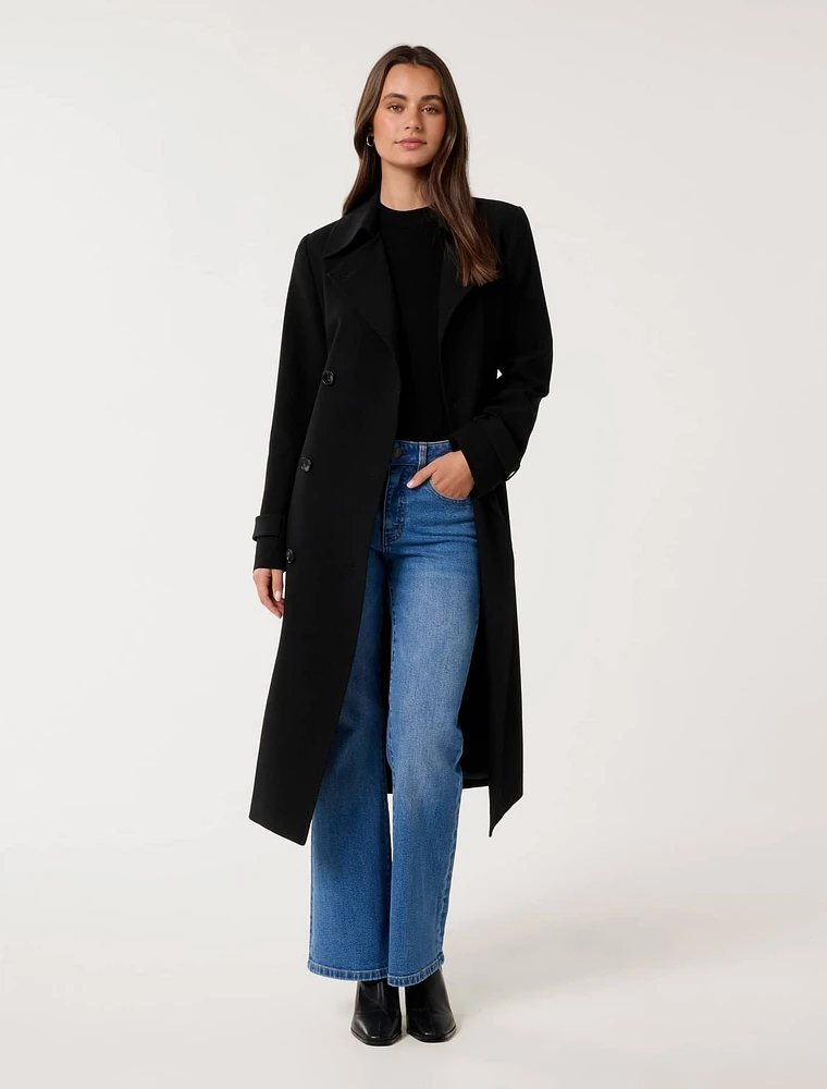 Flared Jeans and Heeled Boots