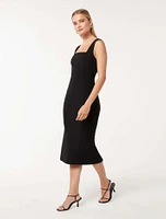 Tracey Fitted Bodycon Midi Dress