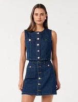Ashley Denim Vest