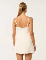 Hayley Bow Front Mini Dress