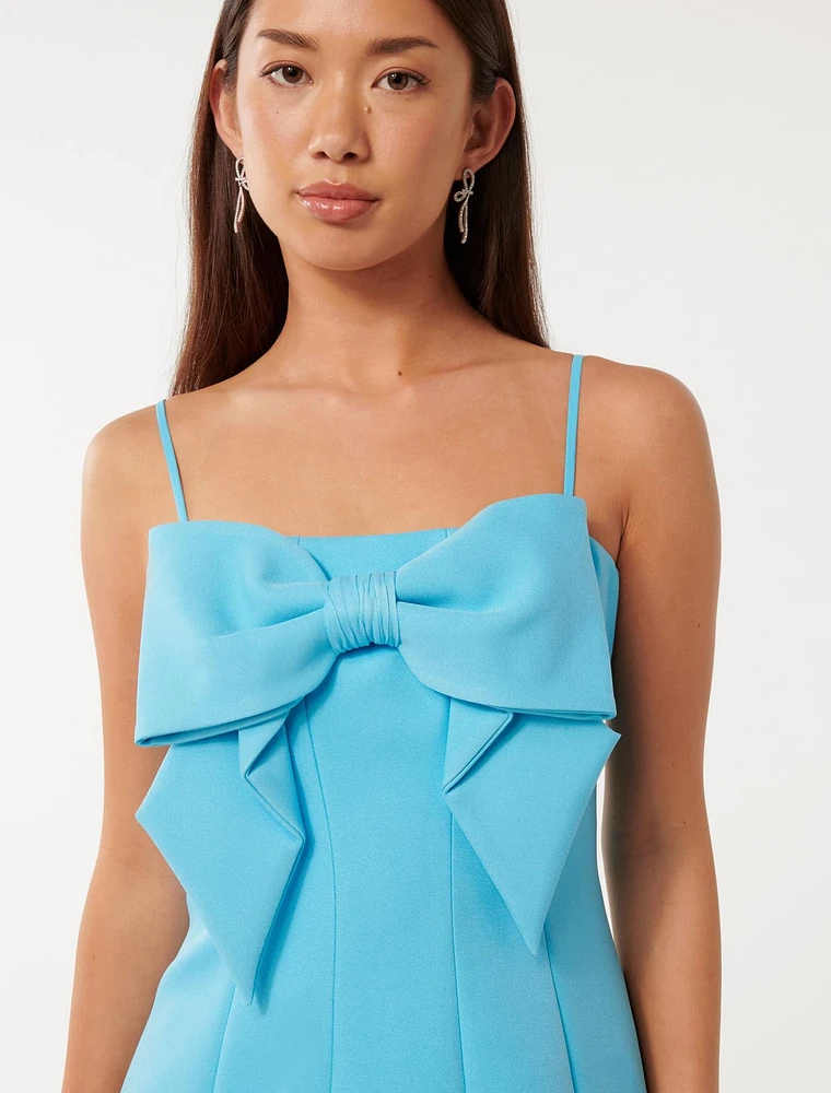 Hayley Bow Front Mini Dress