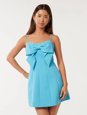 Hayley Bow Front Mini Dress