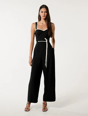 Rosalind Tipped Jumpsuit