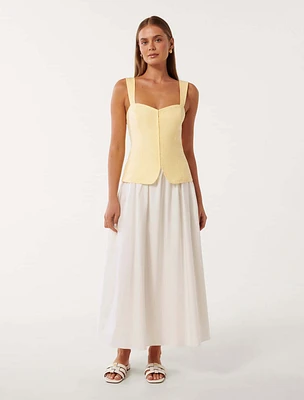Carly Two-in-One Midi Dress