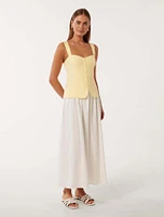 Carly Two-in-One Midi Dress