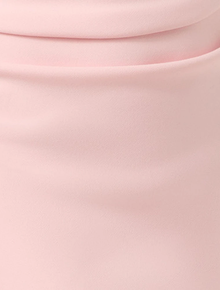 Reina Petite Ruched Bodycon Midi Dress