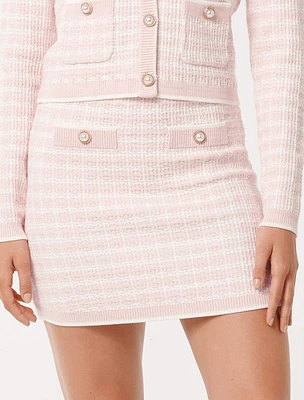 Louise Boucle Knit Skirt