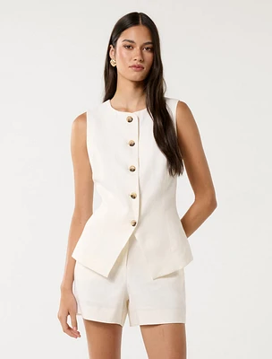 Pip High Neck Waistcoat