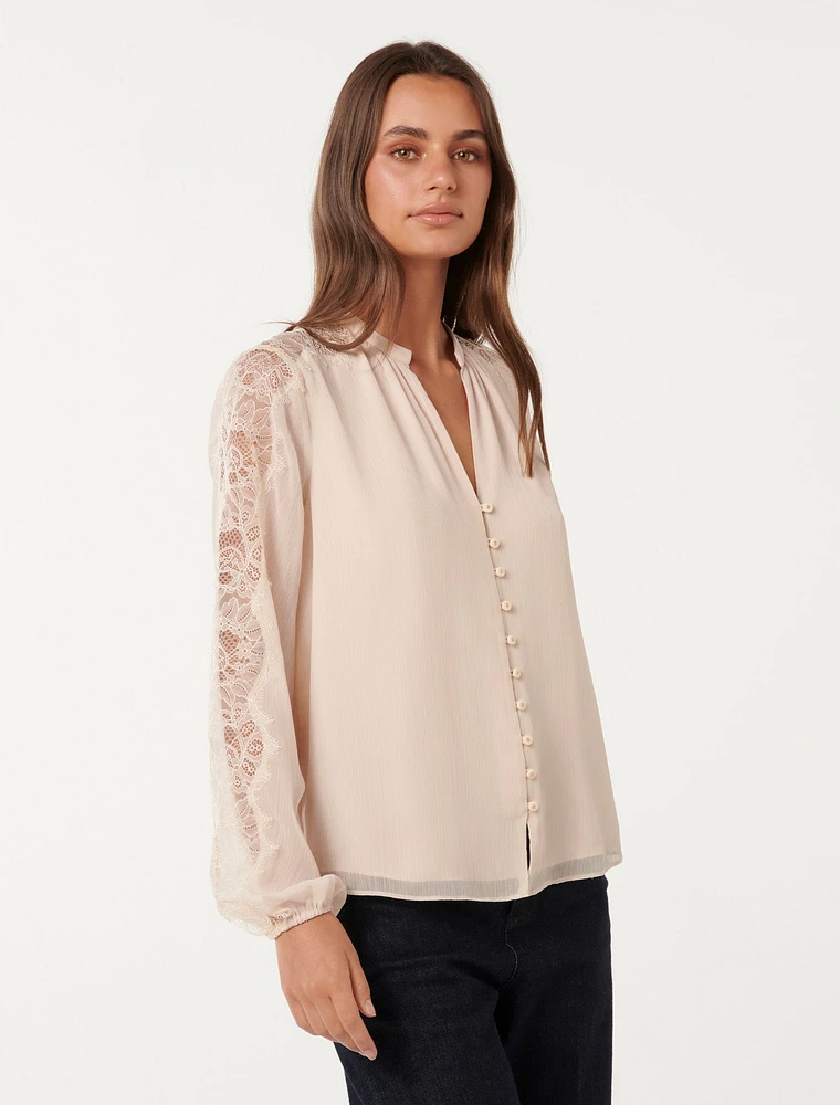 Lucinda Lace Blouse