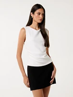 Chloe Shoulder Pad Top
