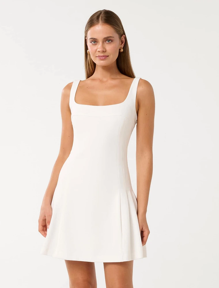 Tanya Pleated Mini Dress