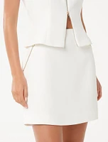 Paris Zip Mini Skirt
