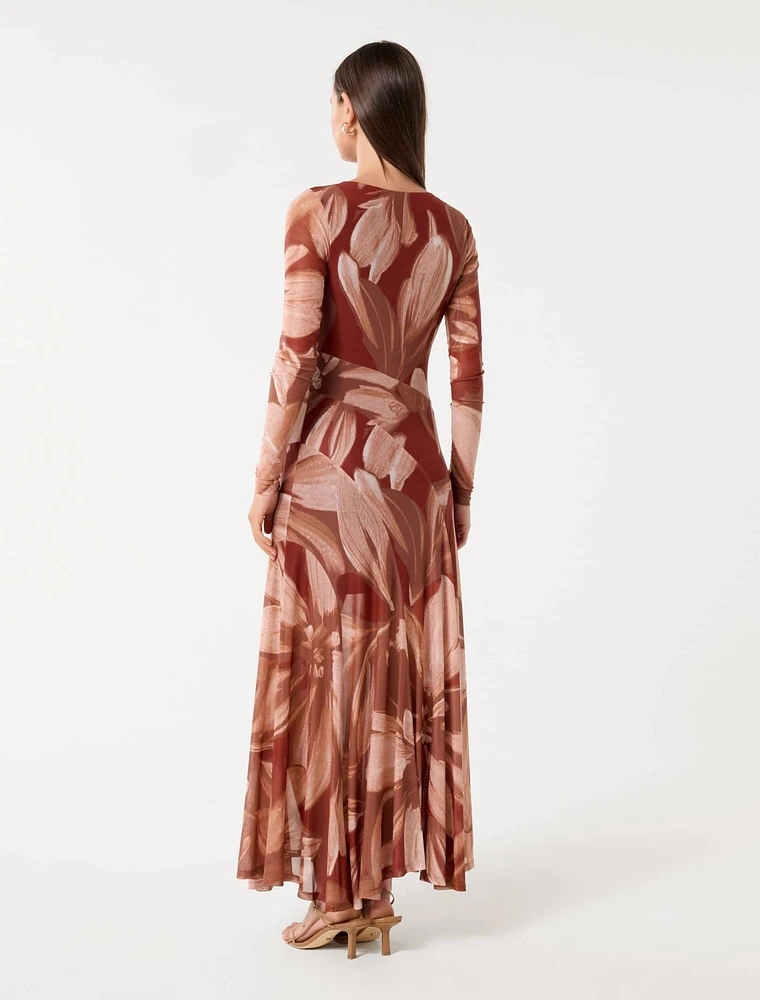 Tammy Asymmetric Hem Midi