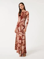 Tammy Asymmetric Hem Midi