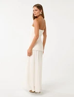 Alexis Hook and Eye Sheer Midi Dress
