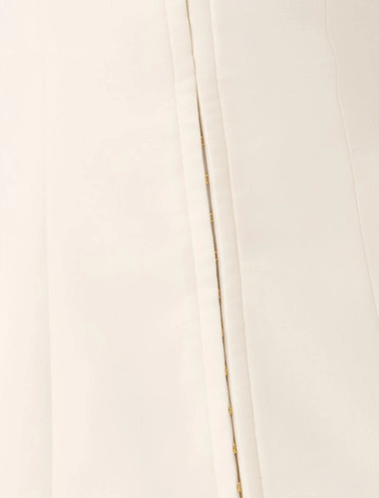 Alexis Hook and Eye Sheer Midi Dress
