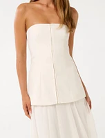 Alexis Hook and Eye Sheer Midi Dress