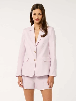 Laura Two Button Linen Blazer