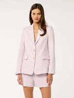 Laura Two Button Linen Blazer