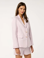 Laura Two Button Linen Blazer