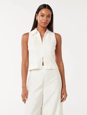 Felicity Zip Front Halter