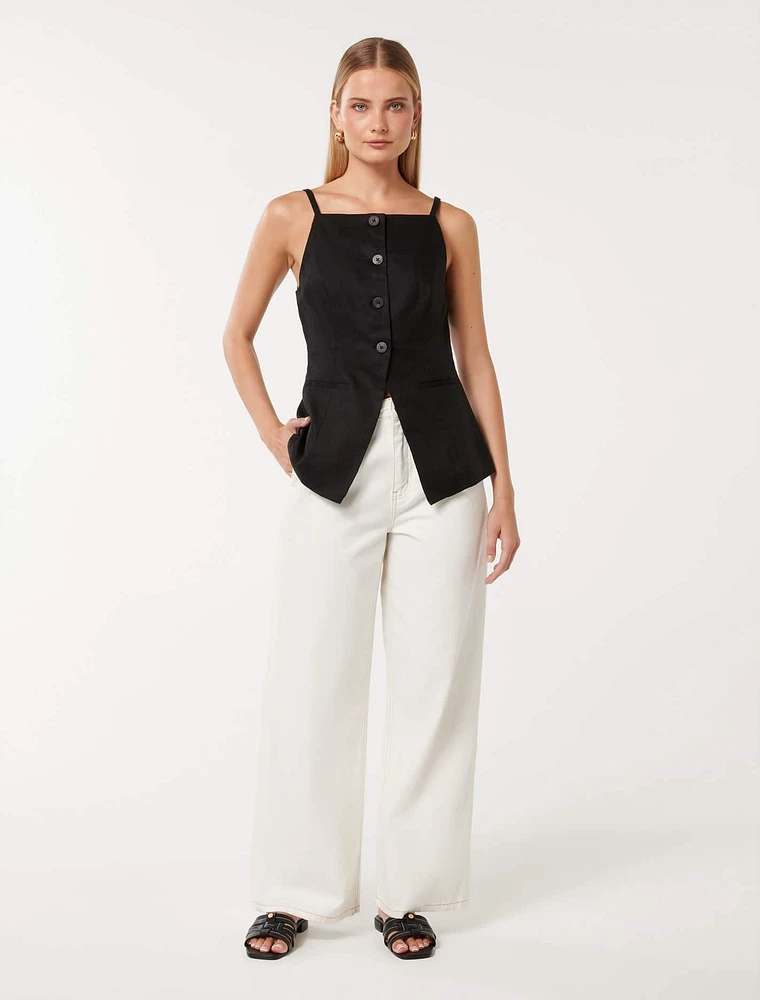 Ronnie High Neck Waistcoat