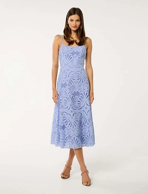 Molly Embroidered Midi