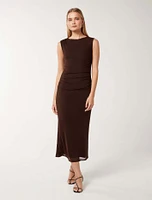 Ally Sleeveless Mesh Midi