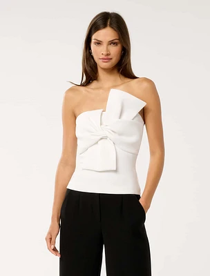 Violetta Twist Crepe Top