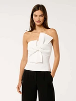 Violetta Twist Crepe Top