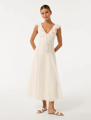 Lenny Petite Godet Midi Dress