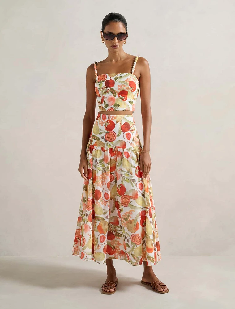 Flore Petite Midi Skirt