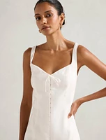 Monica Petite Bow Front Mini Dress