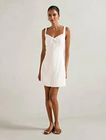 Monica Petite Bow Front Mini Dress