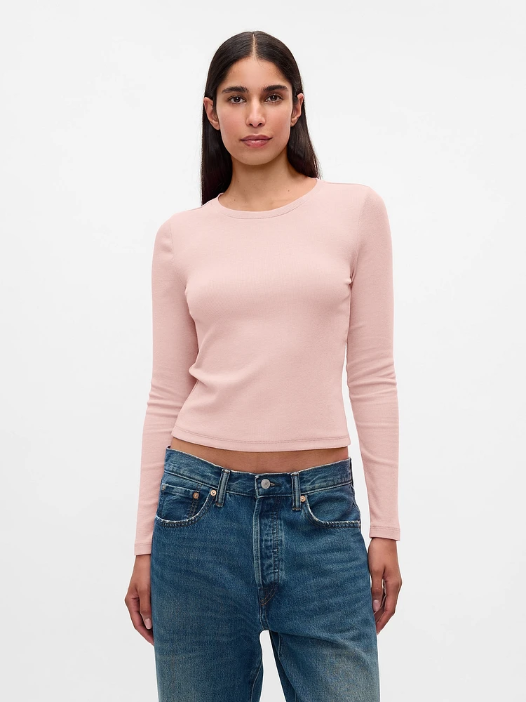 Modern Rib Crop T-Shirt