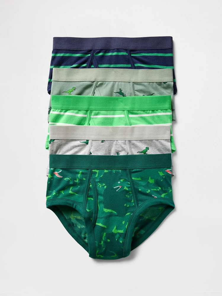 Kids Organic Cotton Briefs (-Pack