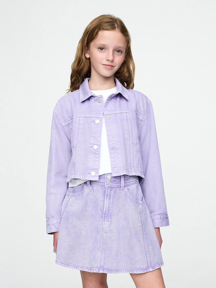 Kids UltraSoft Denim Swing Jacket