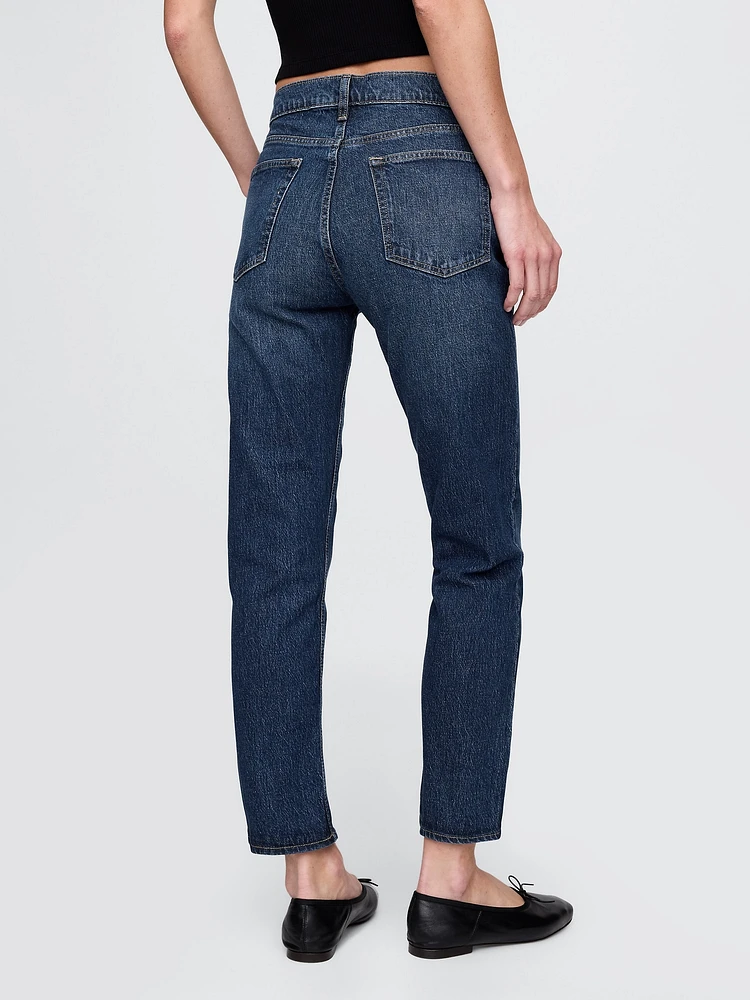 High Rise Cheeky Straight Jeans