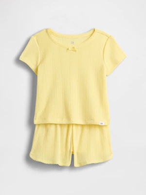 Baby & Toddler Recycled Pointelle PJ Short Set