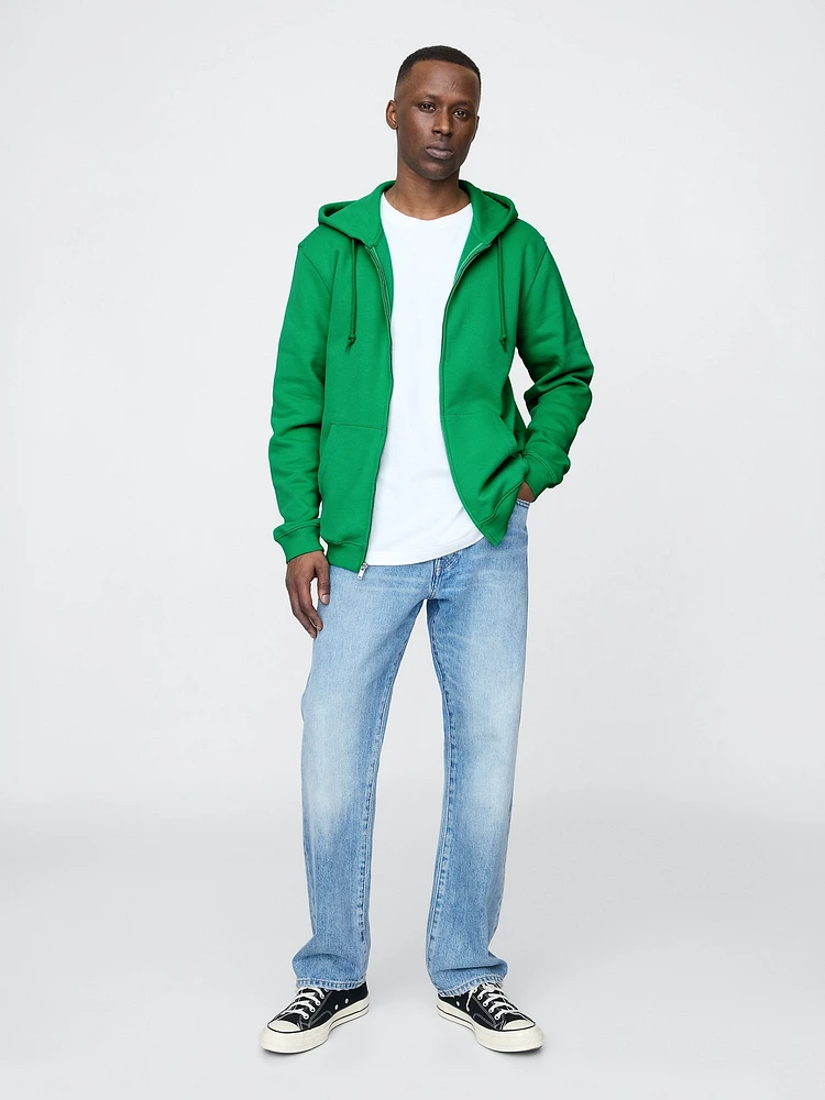 VintageSoft Zip Hoodie