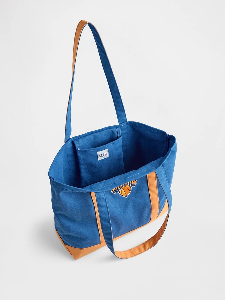 NBA New York Knicks Logo Tote Bag