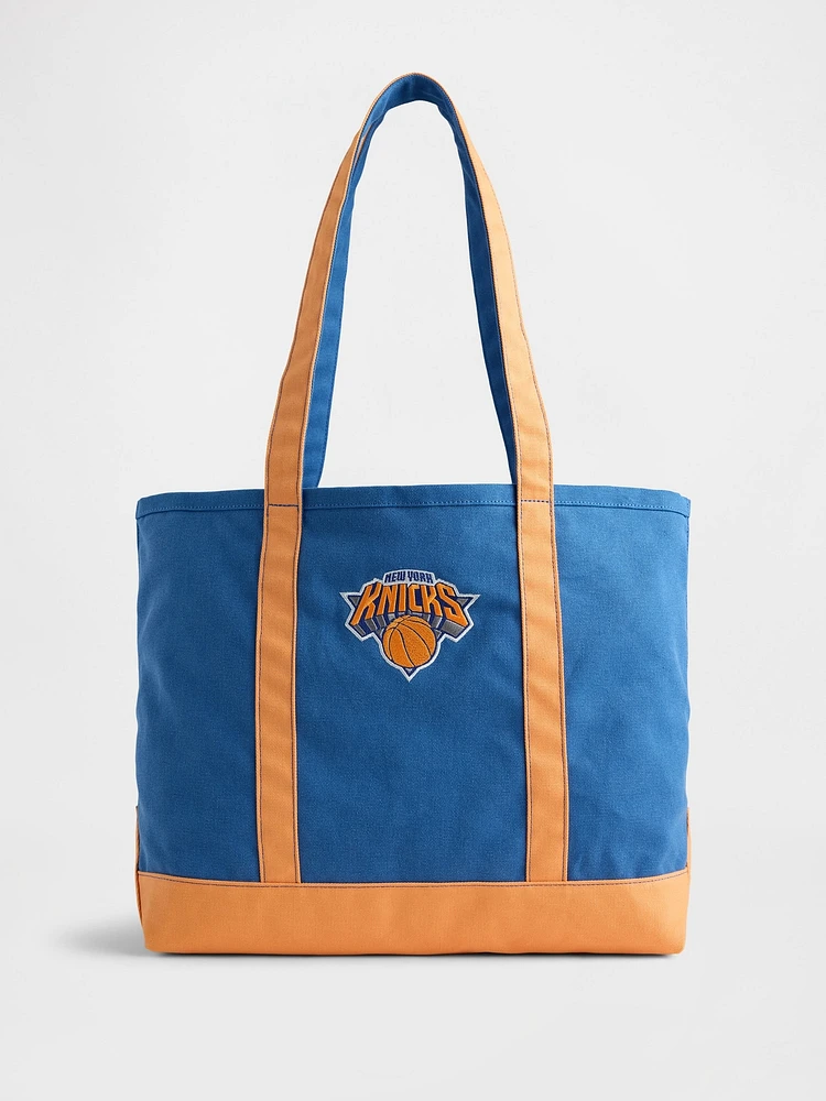 NBA New York Knicks Logo Tote Bag