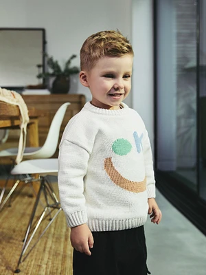 NEXT Toddler Smiley Face Sweater