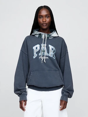 Gap × Malbon Heavyweight French Terry Logo Hoodie