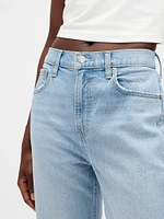 High Rise Relaxed Straight Jeans